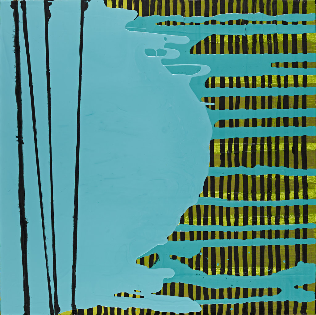 Öl und Lack auf Leinwand, 40 x 40 cm, 2014